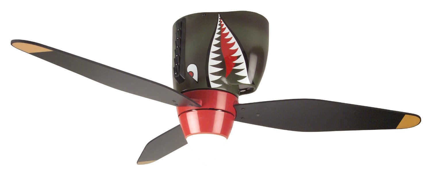 Tiger Shark Warplane Ceiling Fan Puts Iconic WW2 Aircraft In Your ...