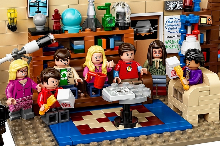 lego minifigures big bang theory