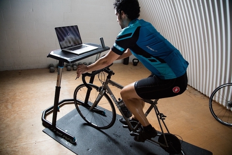 turn your bike into an indoor bike