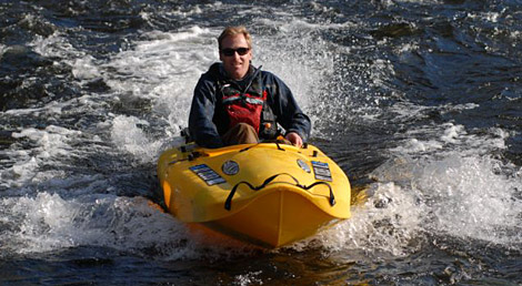 Jet-Propelled Kayak Lets You Throw Your Paddles Out And ...