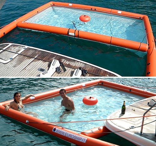 yacht inflatable pool