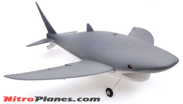 shark airplane toy