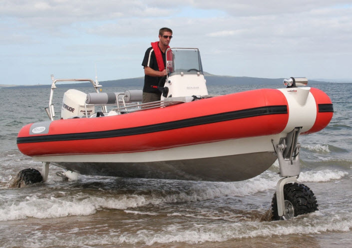 Sealegs Speedboat An Amphibious Rescue Vehicle