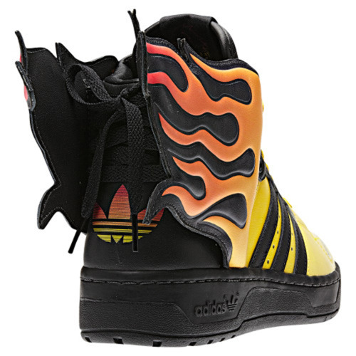 Mutuo adolescente cuerno Shoes On Fire: Adidas Originals Jeremy Scott Flames