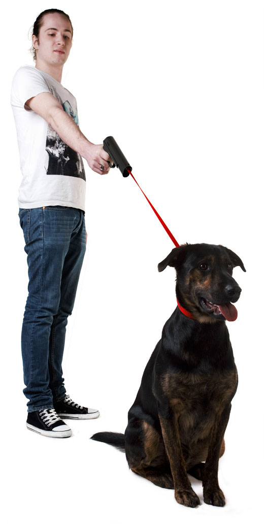 Povodokus Is A Clever, Gun-Shaped Dog Leash