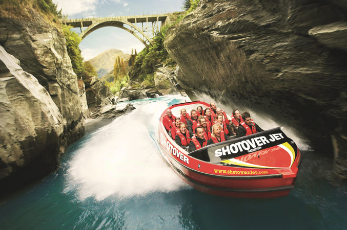 Shotover Jet Boat Ride Offers White Water Thrills