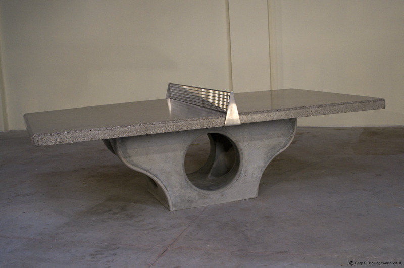 Play Ping Pong On Concrete Henge Tables, How To Make Outdoor Concrete Ping Pong Table