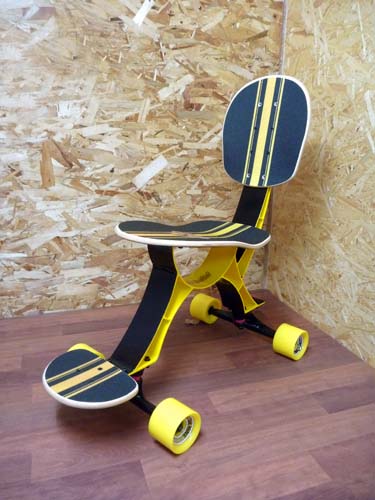 Isukebo Skateboard Chair Lets You Skate At Work