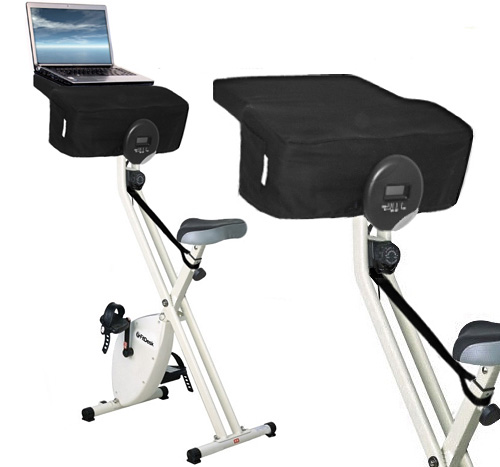 Fitdesk Adds A Work Desk To Your Spin Bike