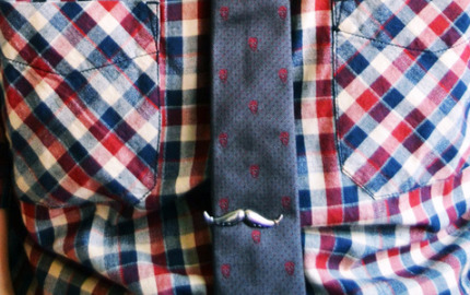 Moustache Tie Clip Gives Your Office Wear Some Facial Hair