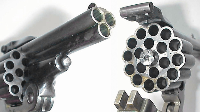 triple barrel shotgun