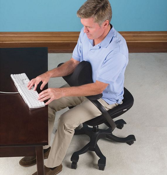 Optimal Posture Office Chair Keeps You From Slouching At Work