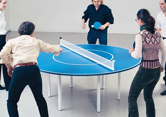 Round Ping Pong Table, Round Ping Pong Table