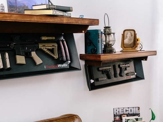 These Tactical Wall Shelves Hide Your Guns In Plain Sight