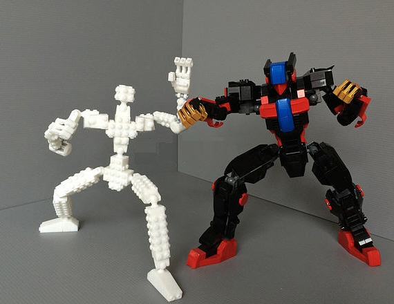 Hammer Fader fage abort MyBuild Robot Frame Is An Articulated Skeleton For LEGO Bots
