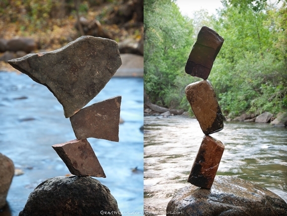 Michael Grab's Gravity Glue Stacks Stones Into Works Of Art