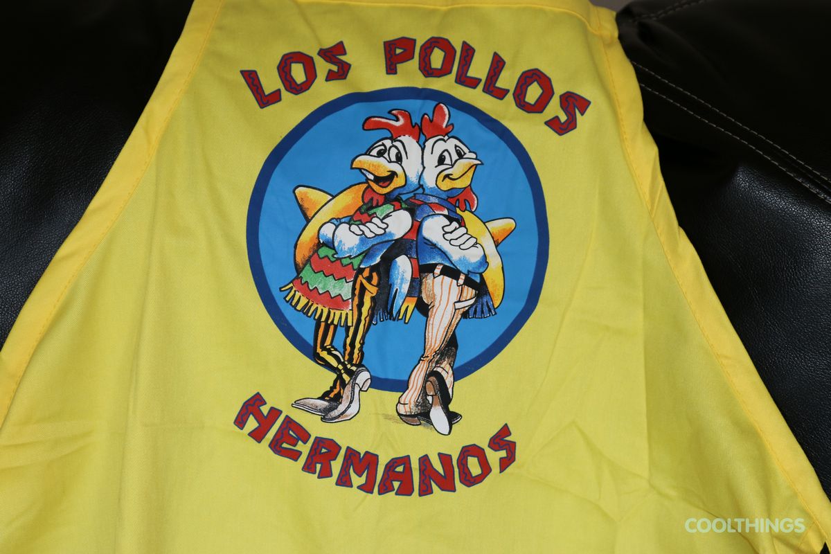 K9 LOS POLLOS HERMANOS APRON LOOT VAULT CRATE EXCLUSIVE BREAKING BAD NEW YELLOW 