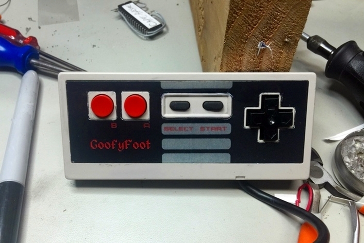 left handed nes controller