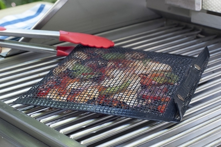 Mxtech BBQ Grill Mesh Bag Reusable Oven Bags Heat Resistant Washable Steak Vegetable for BBQ Toaster 