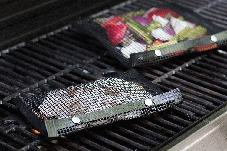 Set of Three Re-Usable Non-Stick Grill Bags by Kitchen Craft 
