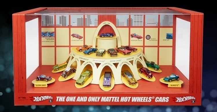 hot wheels original 16 display set