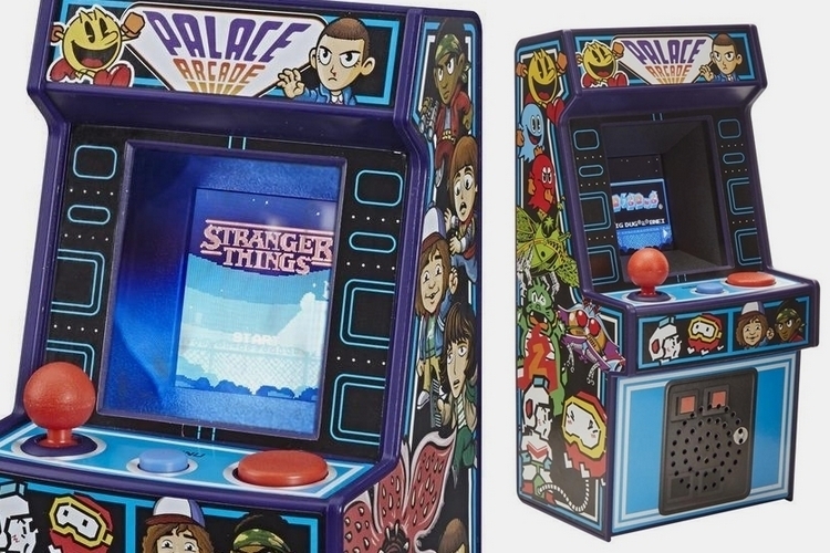 for sale online Hasbro Stranger Things Palace Arcade Handheld Electronic Game Multicoloured E5640 