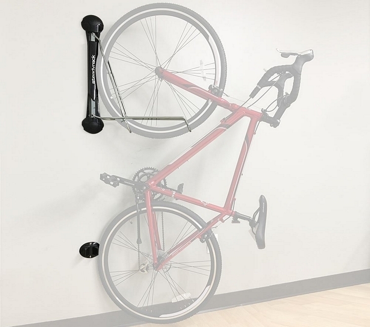 bicycle rack storage clip