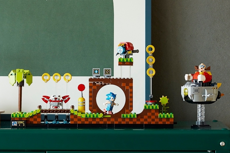 Lego lança primeiro kit do Sonic, baseado na fase Green Hill Zone