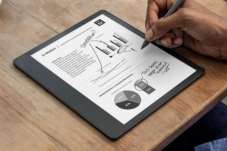 Kindle Scribe Includes A Stylus For Writing Notes On Your