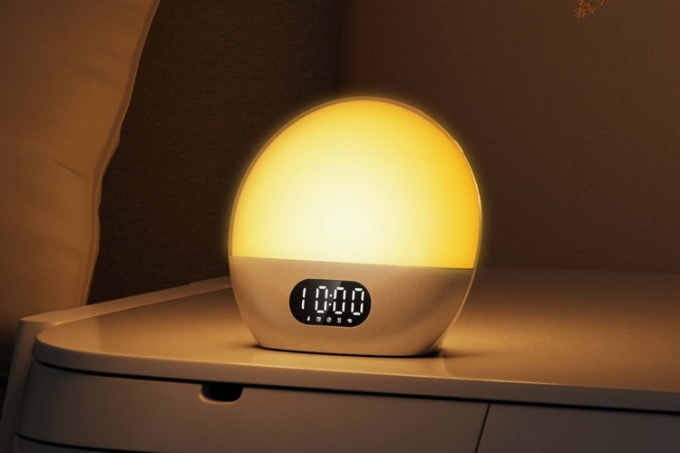  WiiM Luz de despertador, Alexa integrado, opciones de sonido  ilimitadas, reloj despertador todo en uno, máquina de sonido, rutinas de  sueño y más, plata pulida : Hogar y Cocina