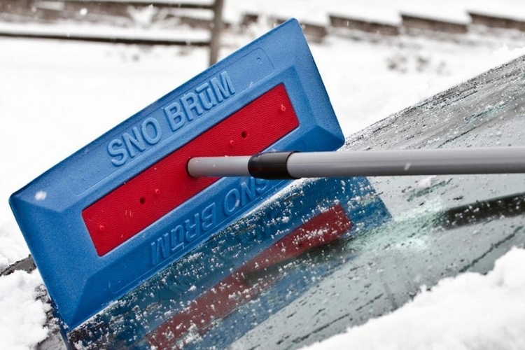 SCRUBIT Ice Scraper with Glove - Car Windshield  