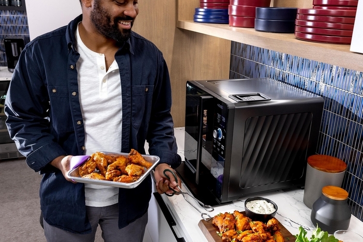 This GE Profile Smart Indoor Smoker Brings The BBQ Inside